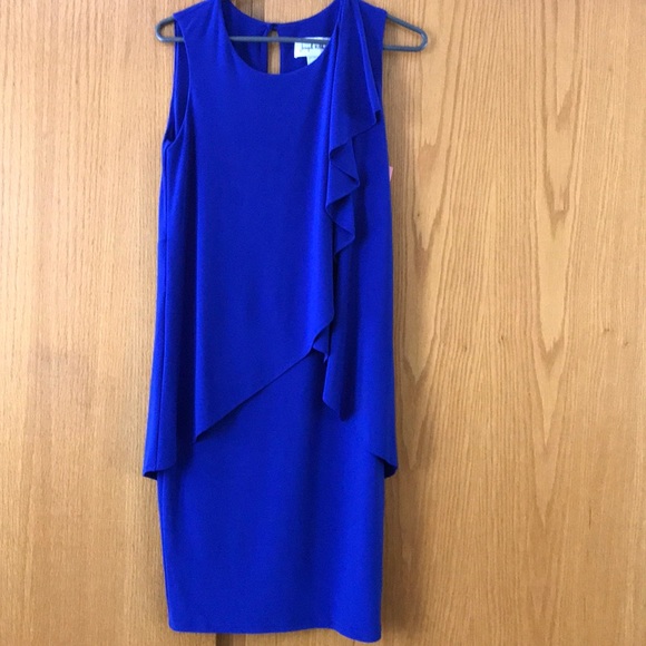 joseph ribkoff royal blue dress